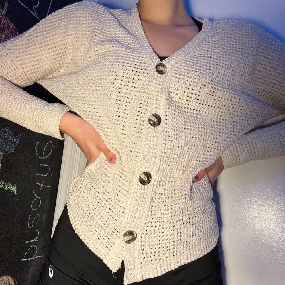 Cozy Cream Knit Sweater